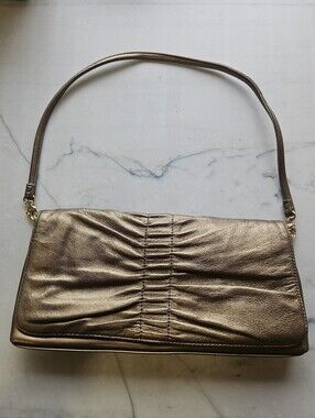 Vintage Apostrophe Bronze Handbag